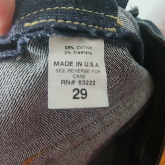 David Kahn darkwash distressed jeans - Picture 5 of 11